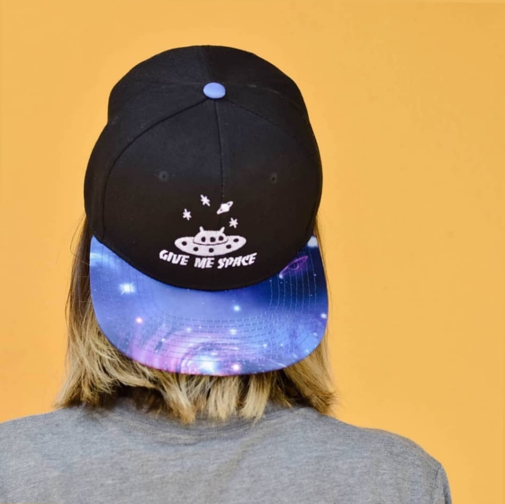 Snapback Give Me Space Galaxy Hat